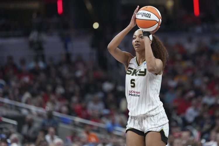 WNBA investigating racial slurs by fans made at Angel Reese during Indiana game, AP Source says