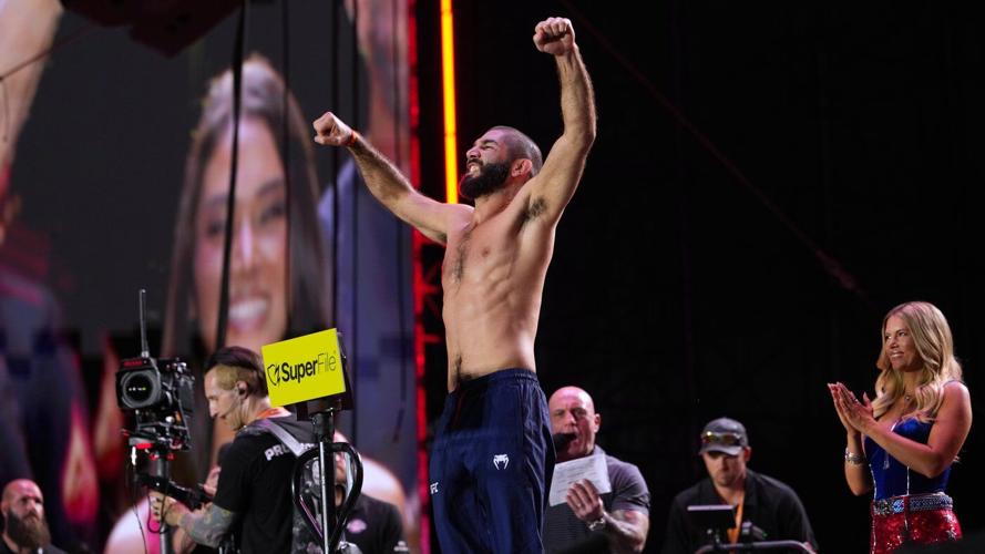 Loud and raucous: Fans gather for Trump's UFC birthday