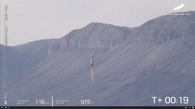 Jeff Bezos' rocket company launches experiments in first flight since 2022 crash