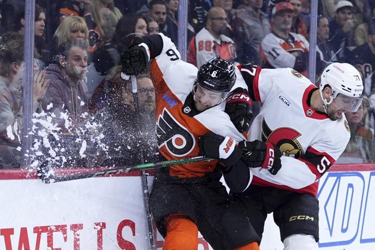 Tkachuk, Amadio pace Senators in 5-2 win over Flyers