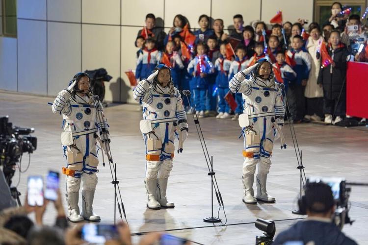 China's new crew has arrived at space station in sign of growing influence in space field