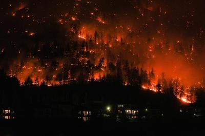 Wildfire devastation voted ��ɫtv Press news story of the year