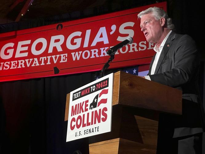 Mike Collins argues he can unite Georgia GOP in challenge to Democratic US Sen. Jon Ossoff