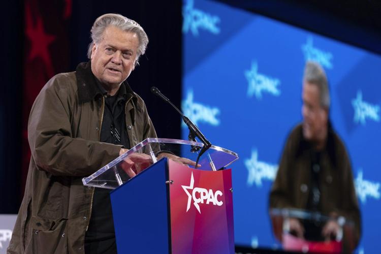 Steve Bannon is accused of doing a straight-arm Nazi salute at CPAC but says it was just 'a wave'