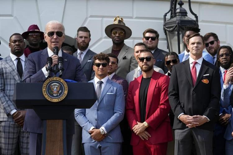 Biden says Chiefs 'building a dynasty' as he hosts Kansas City Super Bowl champs at White House