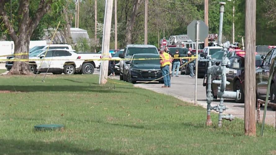 Dramatic video shows Oklahoma high school principal tackle, disarm gunman as students flee