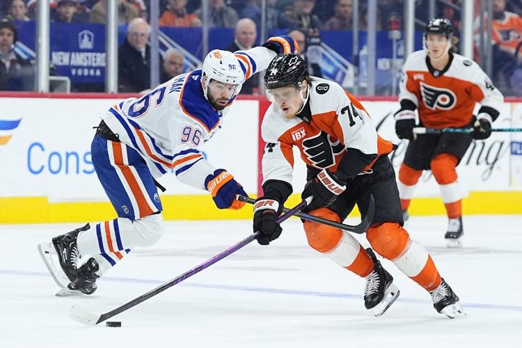 Roslovic scores in OT as Oilers defeat Flyers 2-1