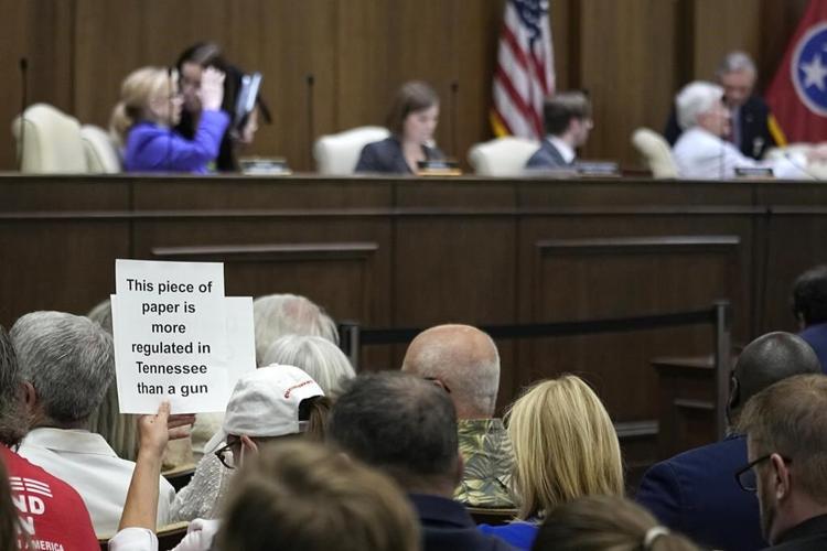 In session reacting to school shooting, Tennessee GOP lawmaker orders removal of public from hearing
