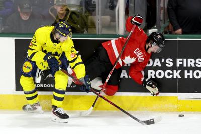 Sweden rallies to knock off Canada 4-2 in world junior tournament tune-up