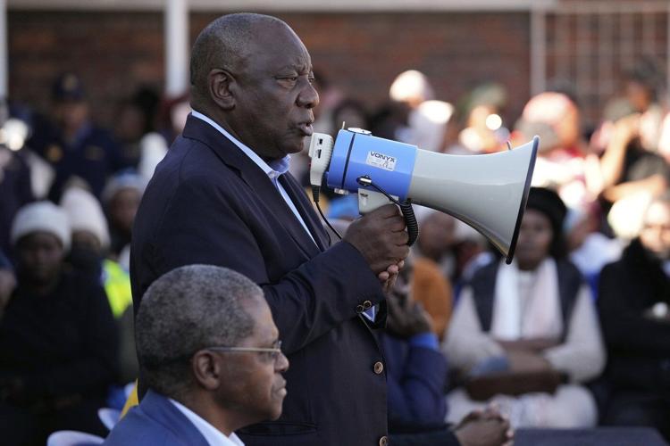 South Africa's president visits flood sites with death toll at 78 and expected to climb