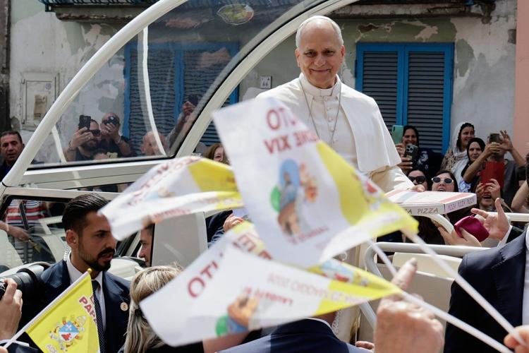 Pope Leo meets families of youth lost to illegal toxic waste dumping in Italy's 'Land of Fires'