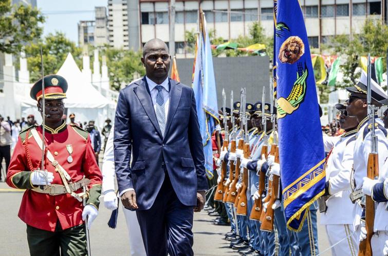 Hundreds protest as Mozambique inaugurates a new president