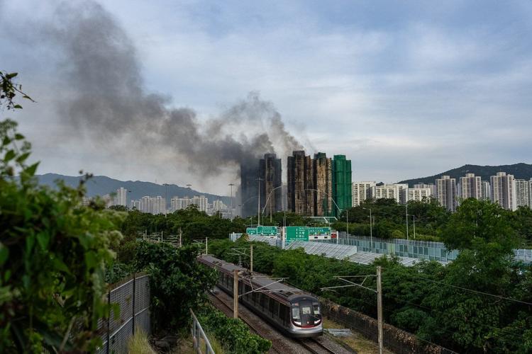 Photos from Hong Kong's deadliest fire in decades