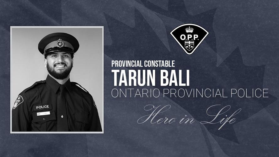 Funeral underway for OPP officer fatally struck by car in Hearst, Ont., last week