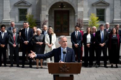 Prime Minister Carney holds his first meeting with new cabinet this morning