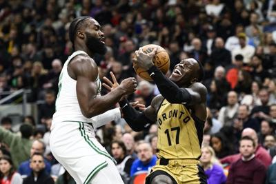 Celtics spoil Raptors' In-Season Tournament opener with 108-105 victory