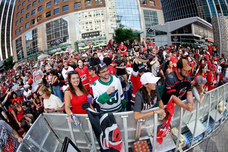 Hurricanes fans jam into downtown Raleigh for team's Stanley Cup parade, celebration