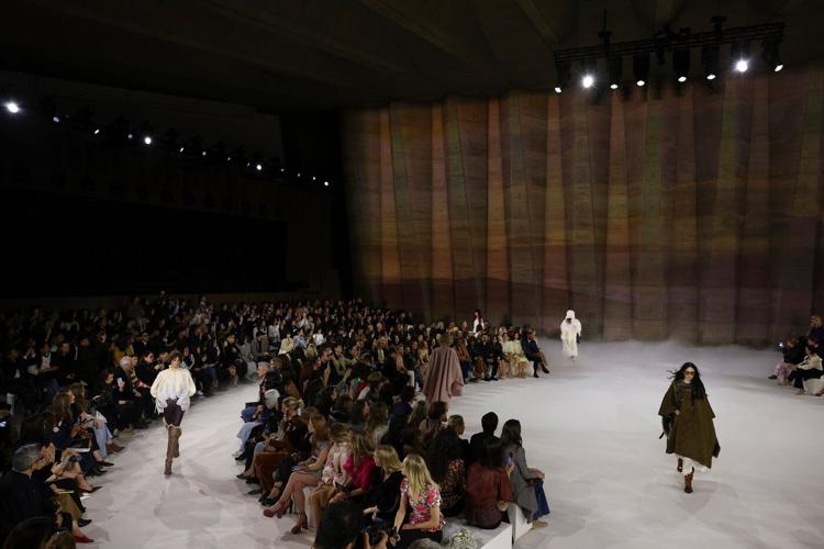 In Paris fashion, skin is in and celebrities rule the runways