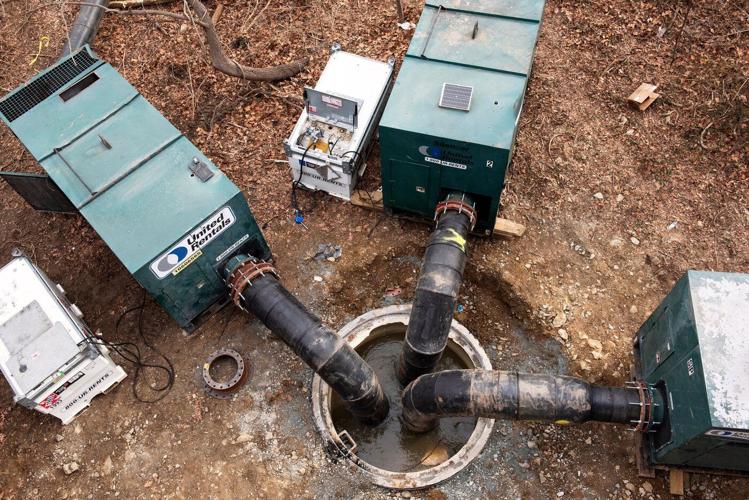 Massive sewer spill flowing into Potomac River upstream from Washington