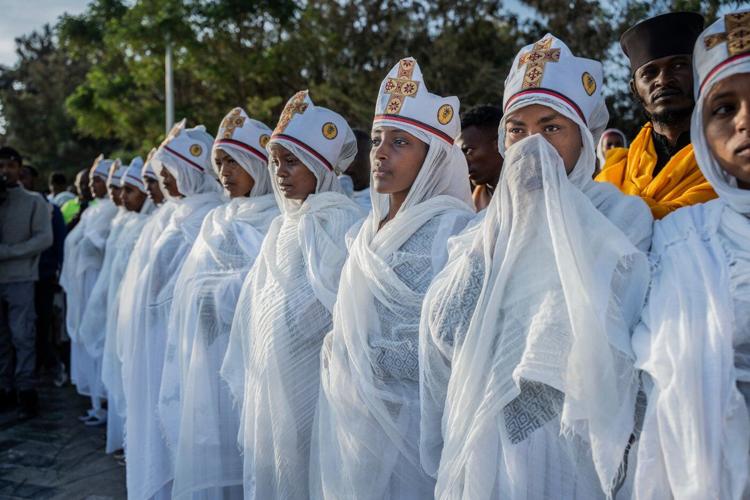 Photos show Ethiopian Orthodox Christians celebrating Timket, the baptism of Jesus
