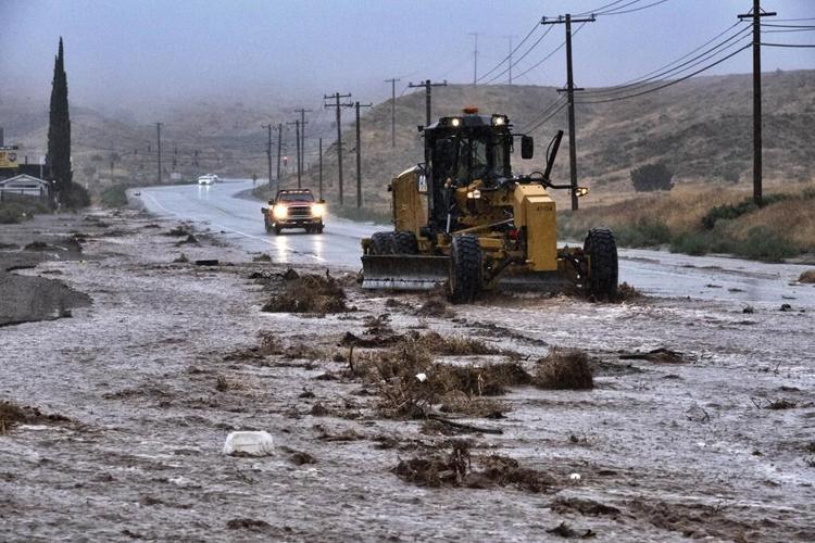 Rain from Tropical Storm Hilary lashes California and Mexico, swamping roads and trapping cars