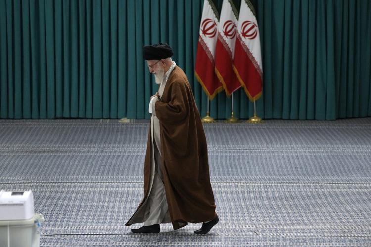 Photos showing Iran’s Supreme Leader Ayatollah Ali Khamenei