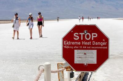 A man got third-degree burns walking on blazing hot sand dunes in Death Valley, rangers say