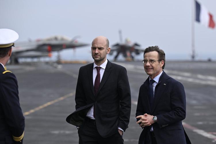 Sweden intercepts suspected Russian drone during visit by French aircraft carrier