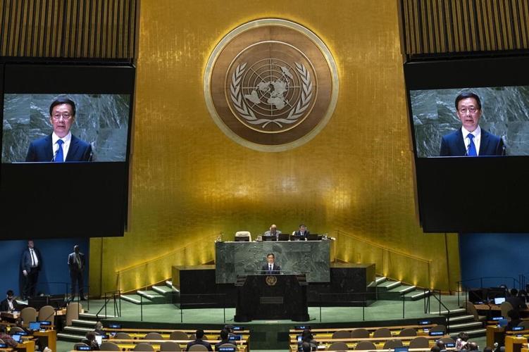 China, at UN, presents itself as a member of the Global South as alternative to a Western model