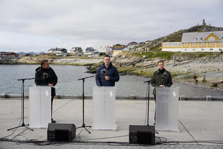 Macron visits Greenland to show European support for the strategic Arctic island coveted by Trump