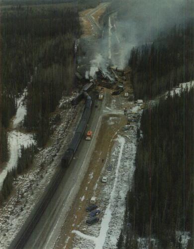 Tangled cars and billowing smoke: Remembering Hinton rail disaster 40 years later