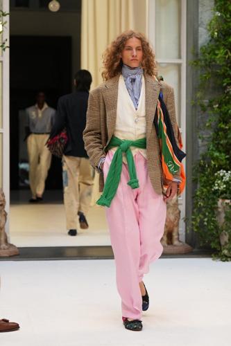 Lewis Hamilton and Colman Domingo lead a star-studded front row at Ralph Lauren's Milan show