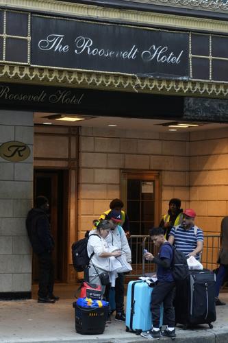 New York City is set to close a controversial migrant shelter at the Roosevelt Hotel