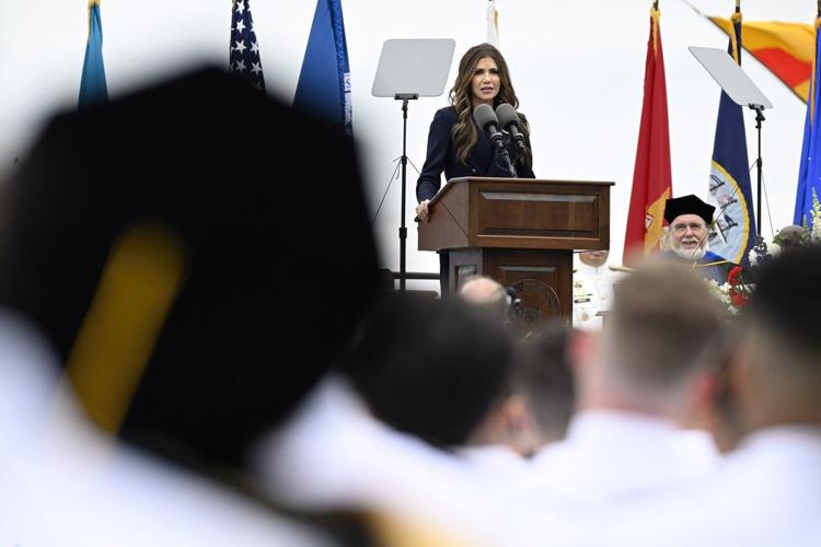 Promising reform, Noem tells US Coast Guard Academy graduates they will lead a 'brand new' service