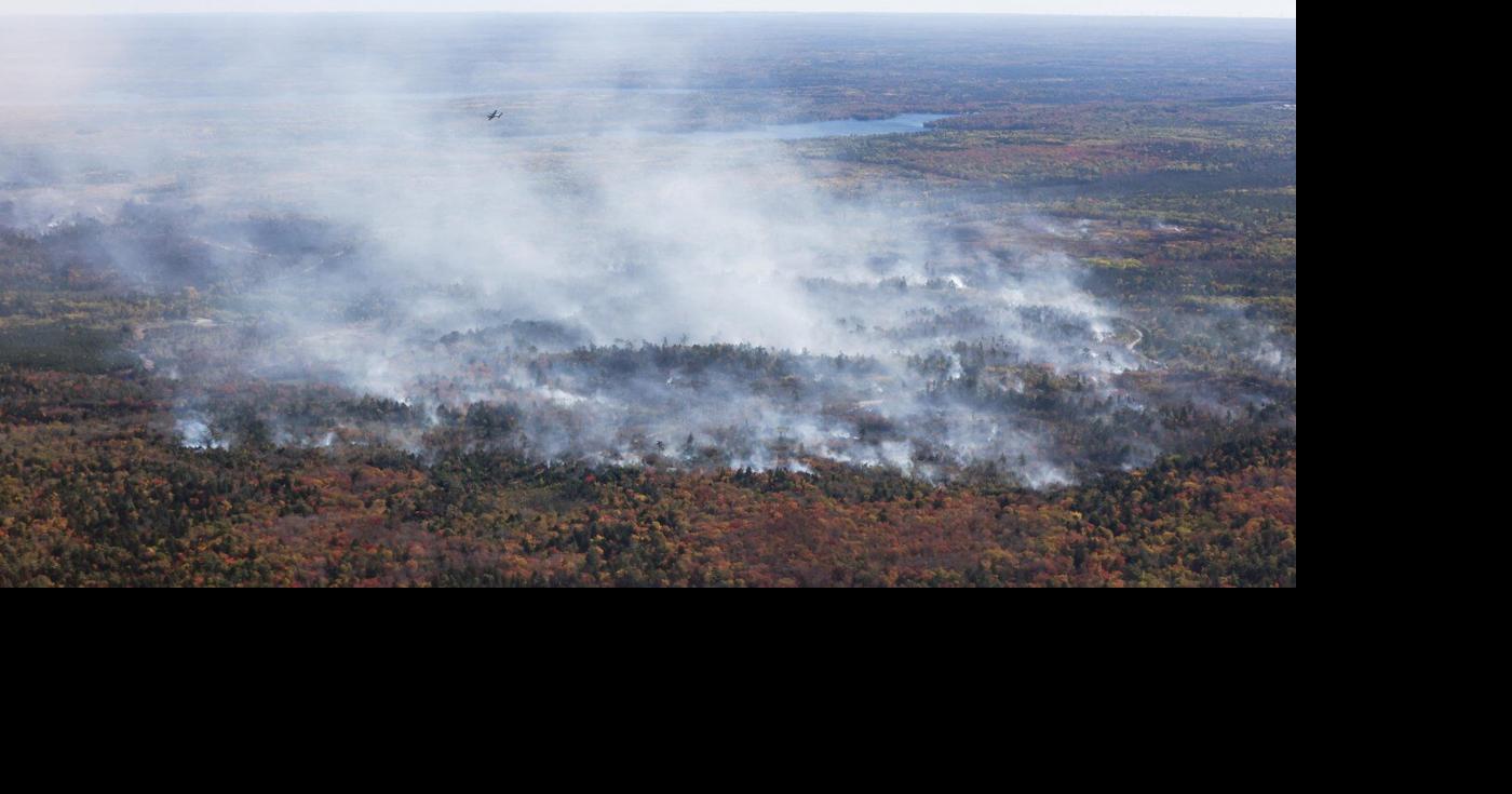 Nova Scotia wildfire burning out of control in unseasonably hot weather ...