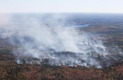 Nova Scotia wildfire burning out of control in unseasonably hot weather