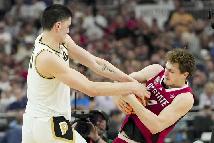 Canada's Zach Edey and Purdue power their way into NCAA title game, beating N.C. State 63-50