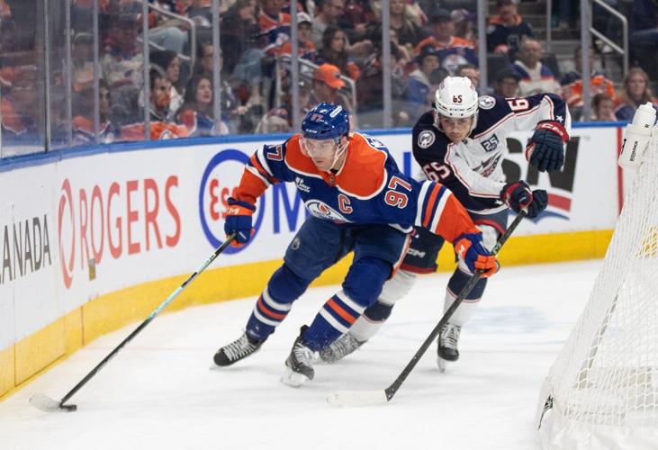 Oilers snap losing streak as McDavid ignites late rally to tip Blue Jackets 5-4 in OT
