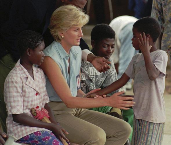 Prince Harry is in Angola to raise awareness for land mine clearing, repeating Diana's 1997 trip
