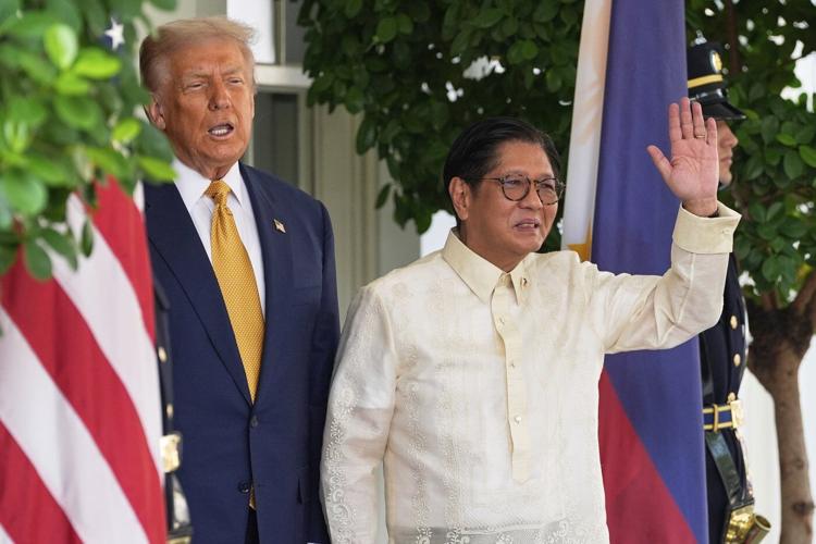 Trump welcomes Philippine leader Marcos at White House and says he thinks there will be a trade deal