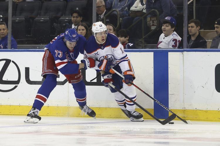 Arvidsson scores the winner as Oilers beat Rangers 3-1