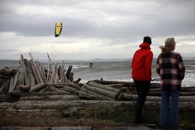 Strong winds and heavy rain hit B.C.'s south coast on Christmas Day