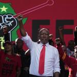 Far-left South African politician says the UK denied him a visa to speak at Cambridge University