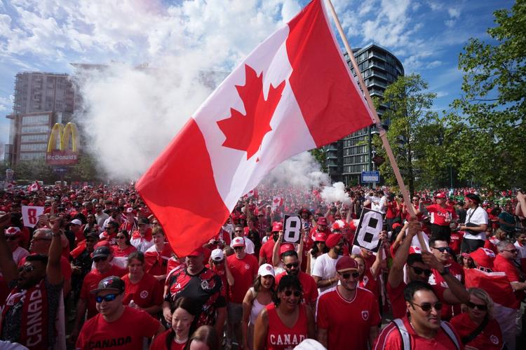 Fans honour Koné at Canada-Switzerland match in Vancouver