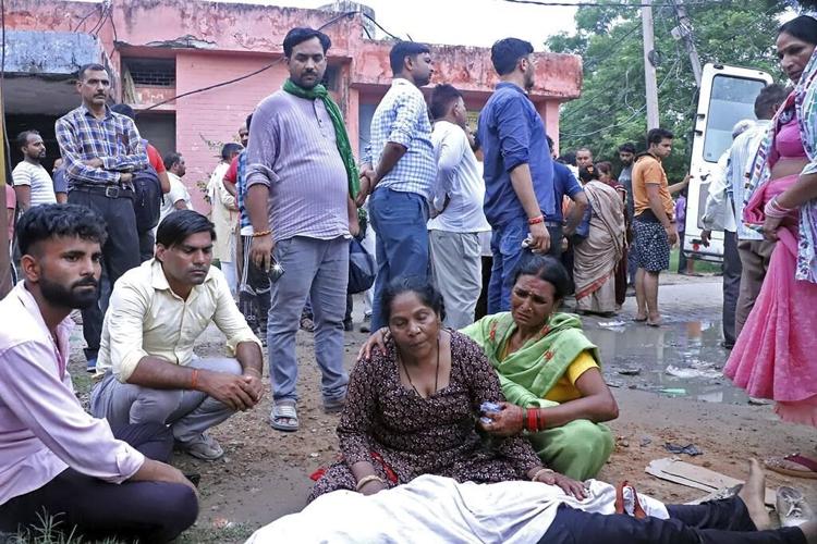 A stampede at a religious event in India has killed at least 60 people