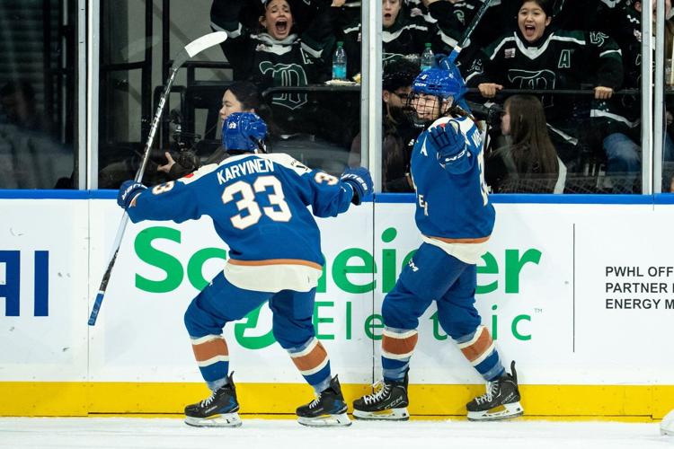 Nurse's two-goal effort leads Goldeneyes in 5-0 thumping of Sceptres