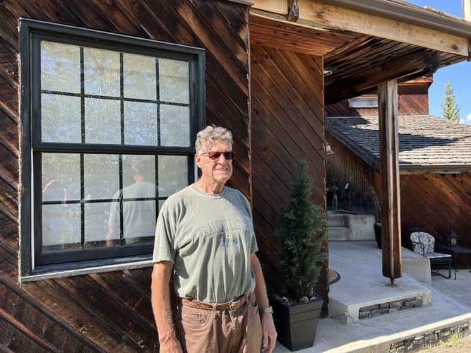 Luck and a rooftop sprinkler saved a Jasper home and its neighbours from wildfire