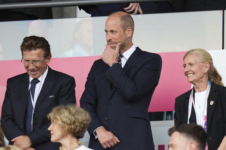 Royal approval as Prince William watches England win crucial Euro 2025 match
