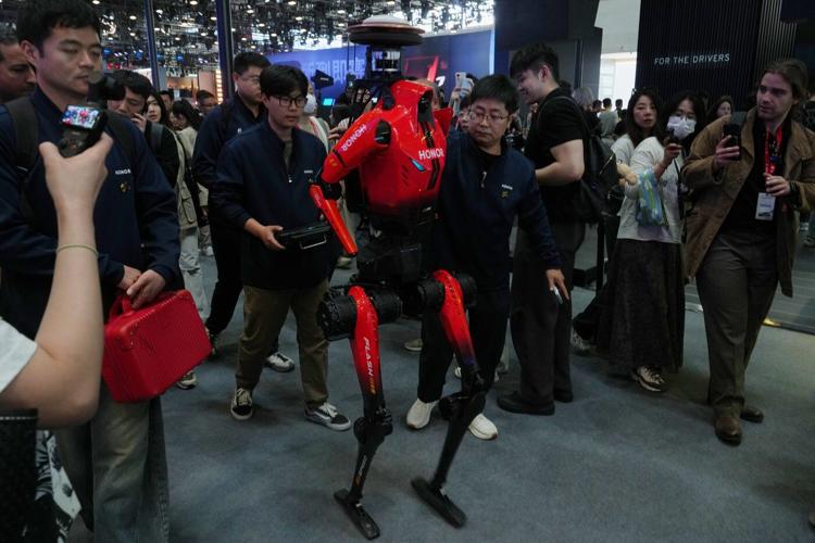 At Beijing auto show, Chinese carmakers flaunt new technologies as global competition heats up