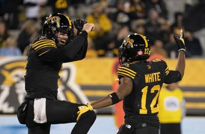 Small's four field goals lead Ticats past Riders 18-14